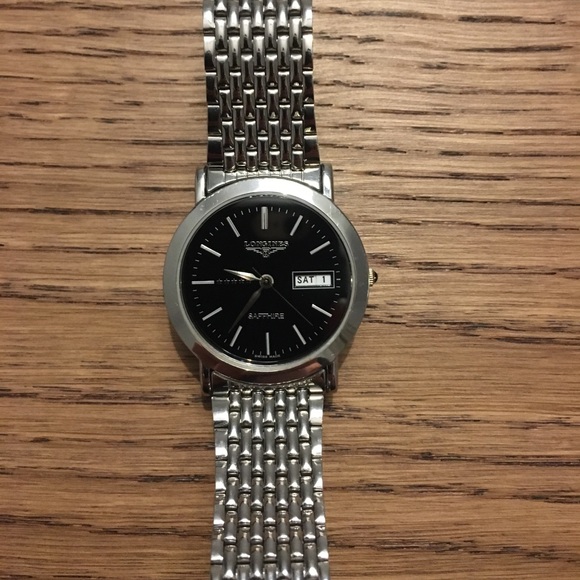 Accessories - Longines Sapphire Stainless Steel Watch